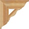 Ekena Millwork Funston Traditional Rough Sawn Bracket, Western Red Cedar, 6"W x 20"D x 20"H BKT06X20X20FST01RWR - alternate 2